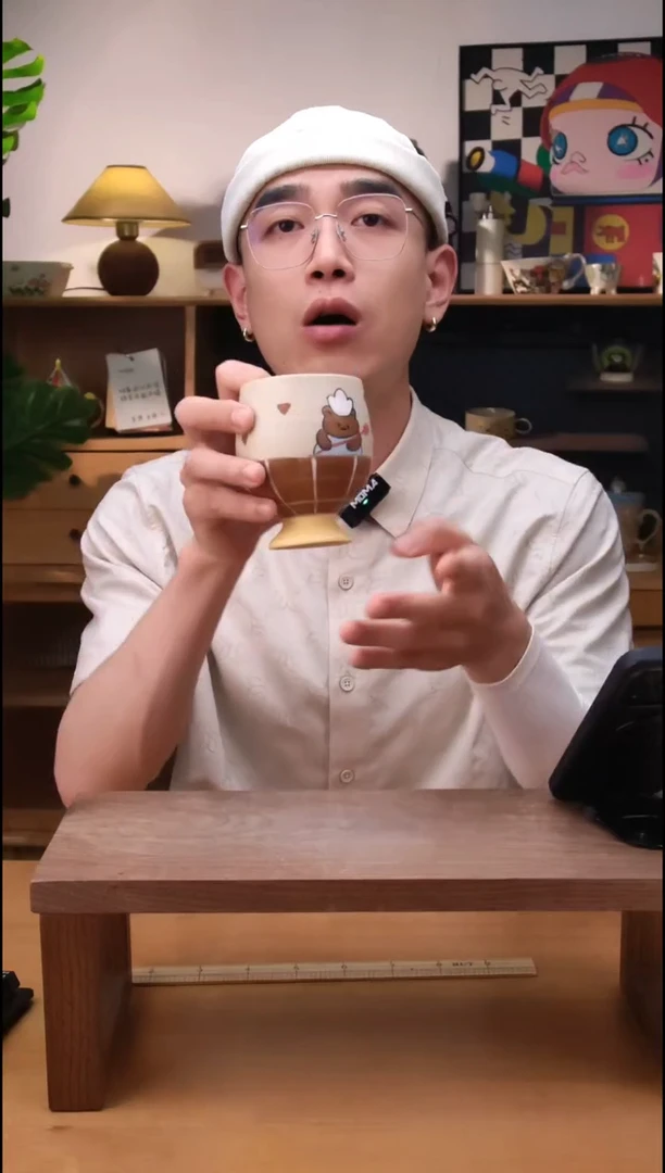 摆件景德镇可爱设计师款陶瓷
