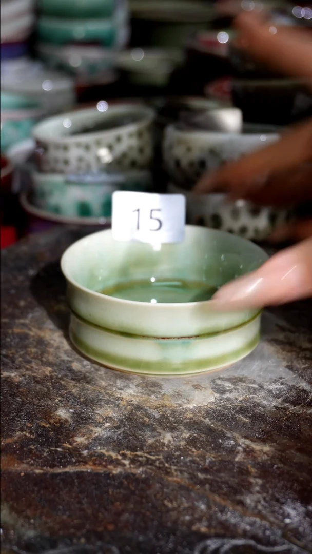 摆件精品窑变钧瓷茶器