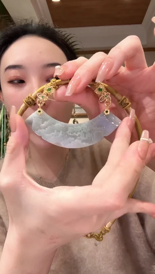 【闪购商品】翡翠颈饰未镶嵌国风