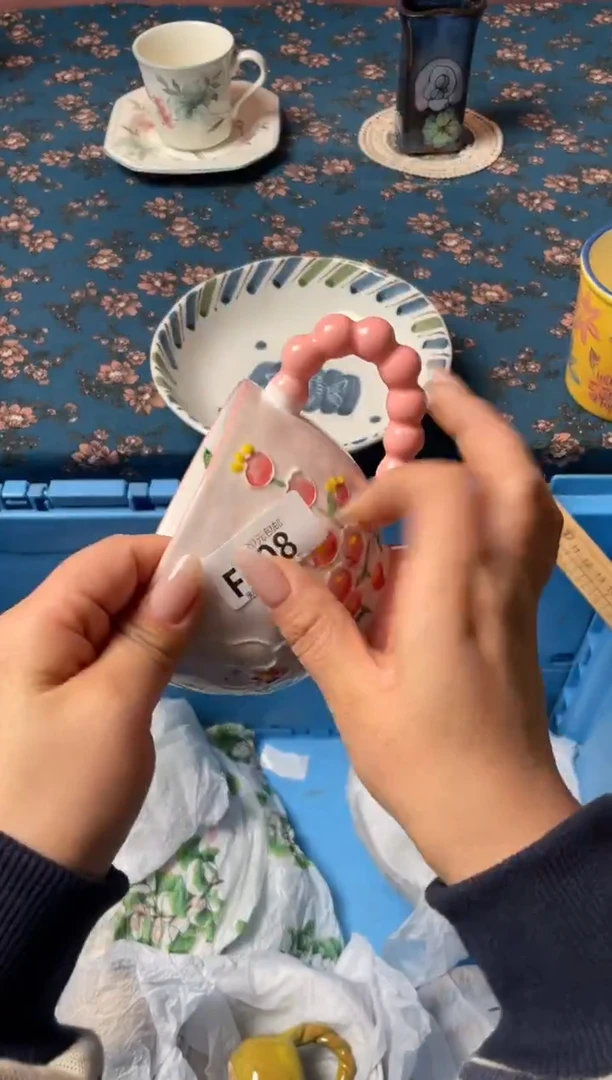 瓷片爆*花瓷器瓷器F208