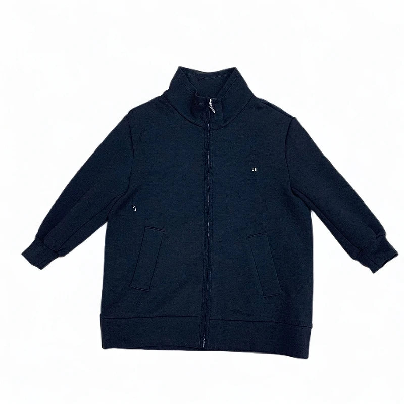 B223W065F男童时尚休闲中大童立领休闲运动百搭黑色外套