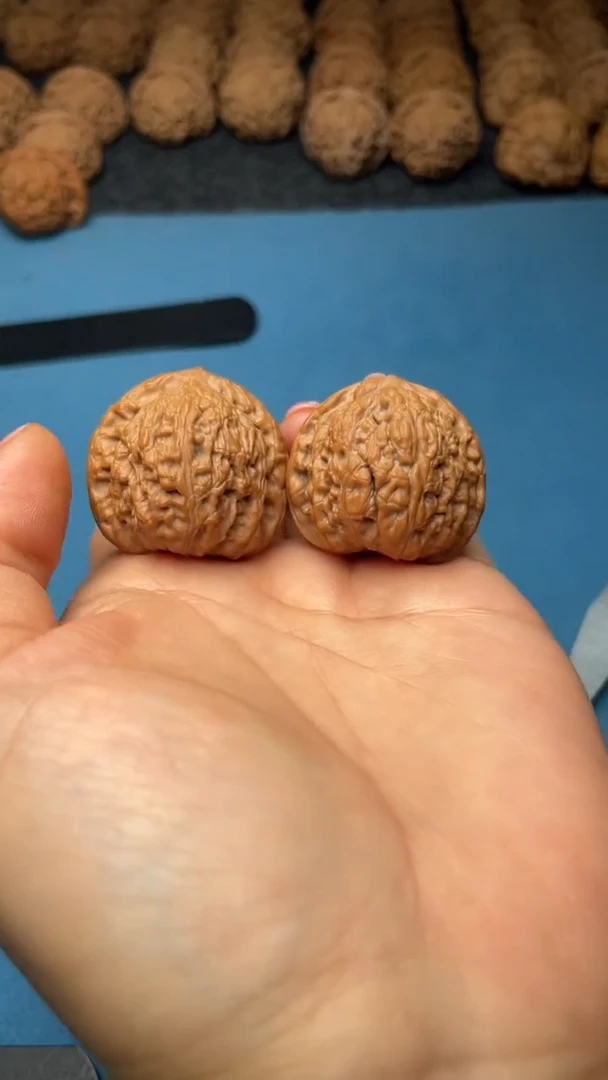 桃核把件w33  红宝石 核桃 33尺
