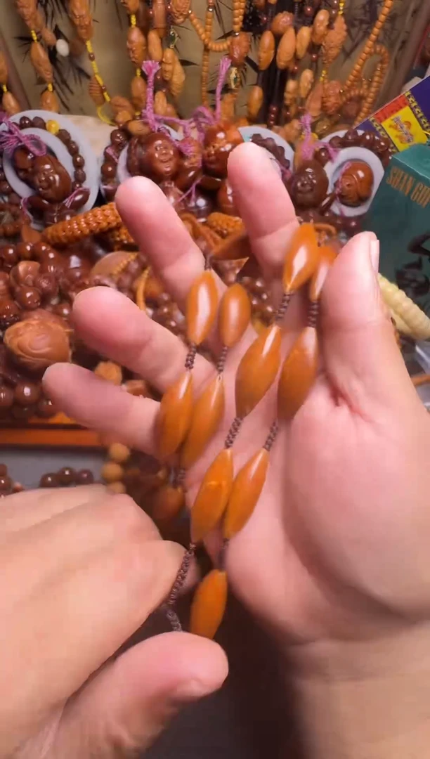 手串橄榄核柳叶核脖挂