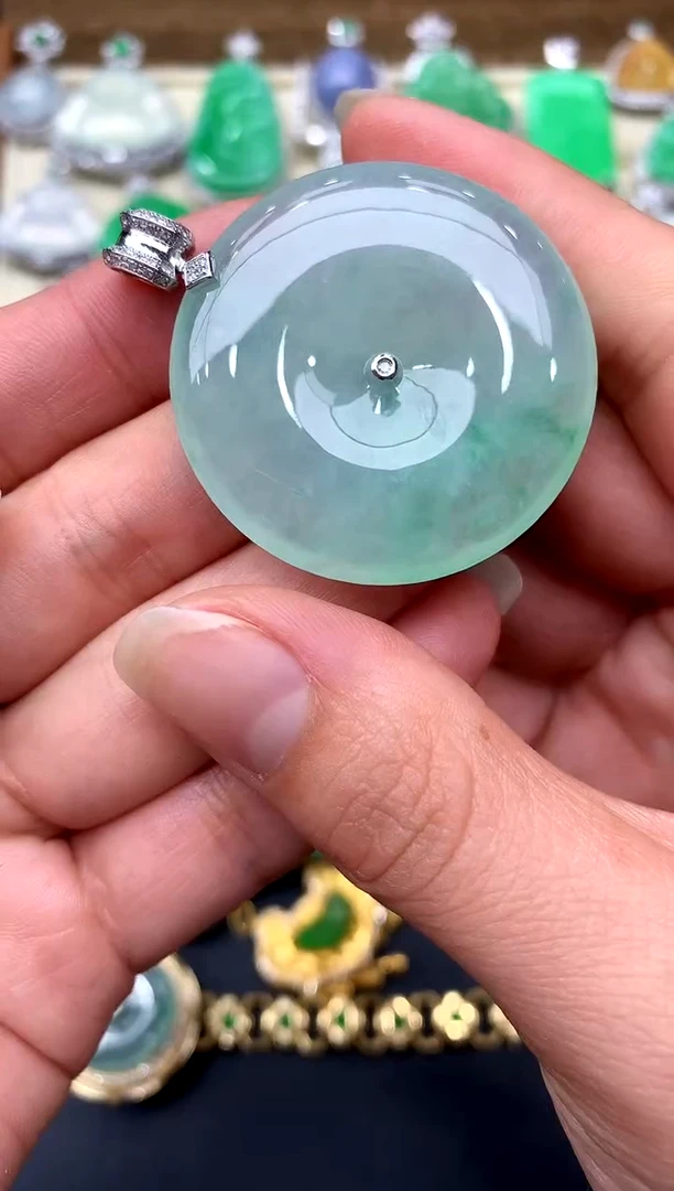 【闪购商品】翡翠颈饰18K金镶嵌158-中国好珍宝