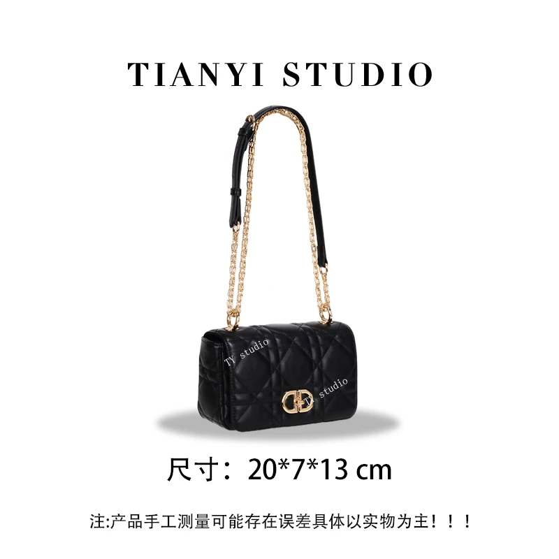 【TY】GQ-7981-黑色  轻奢高级韩版单肩潮流时尚简约女包
