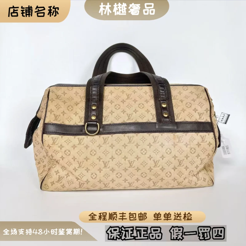 95新 LouisVuitton/路易威登 复古丹宁手提包波士顿经典 30708312