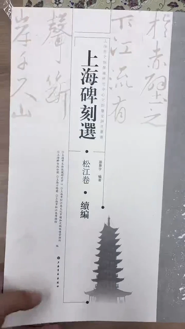 上海市文物保护研究中心文物鉴定研究丛书·上海碑刻选：松江卷