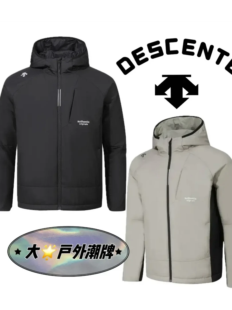DESCENTE/迪桑特冬季秋冬户外连帽防风p棉棉服男女同款 RPDO2