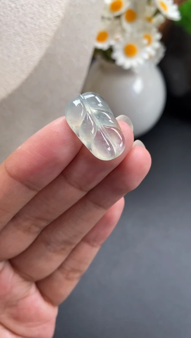 散珠翡翠冰胶叶子