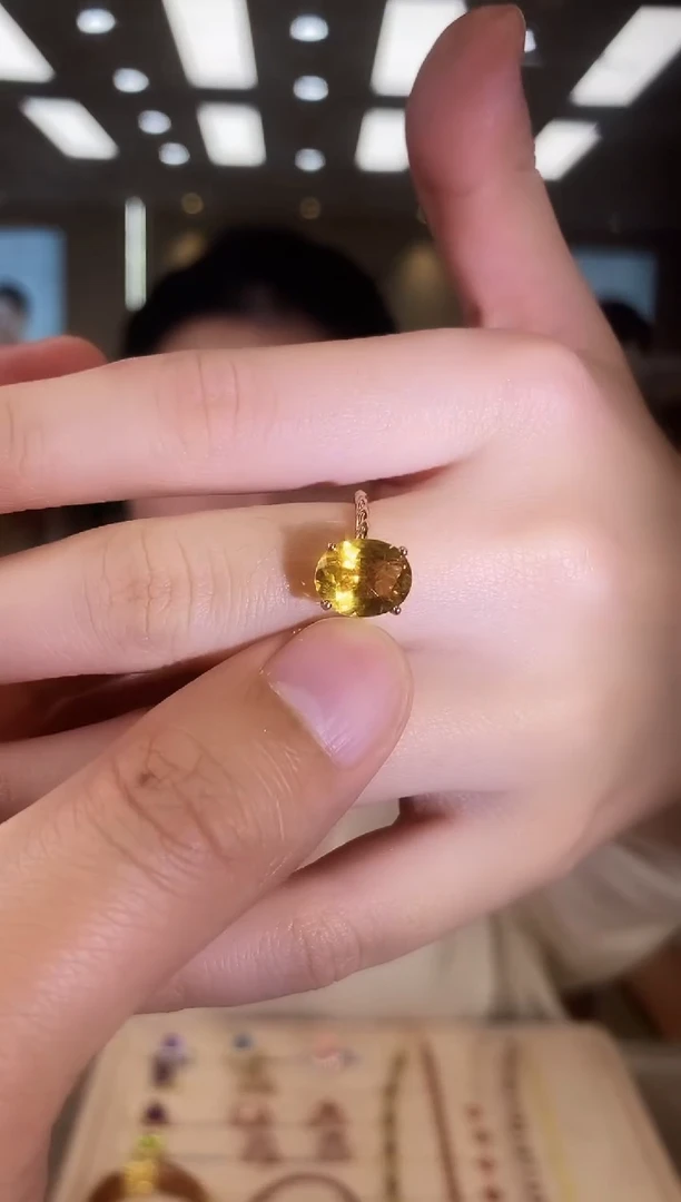 银S925镶嵌戒指水晶09