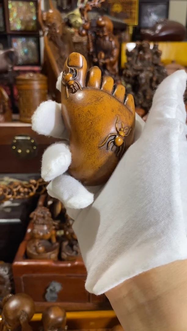 木@*俊小叶黄杨小件知足常乐