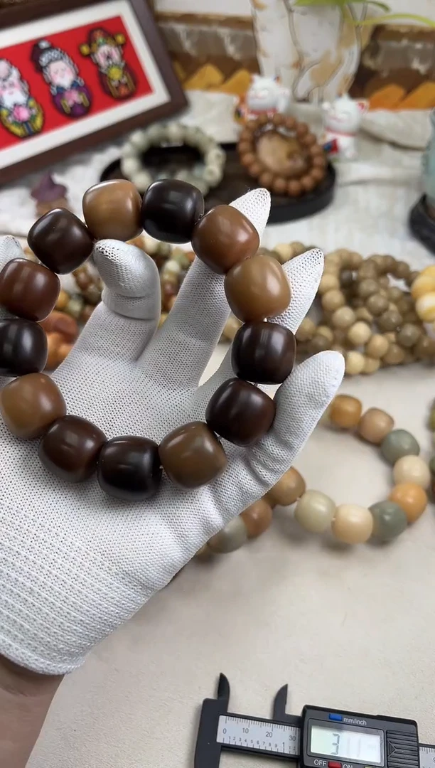 手串菩提根/象牙果a384 卡20 干磨瑕疵