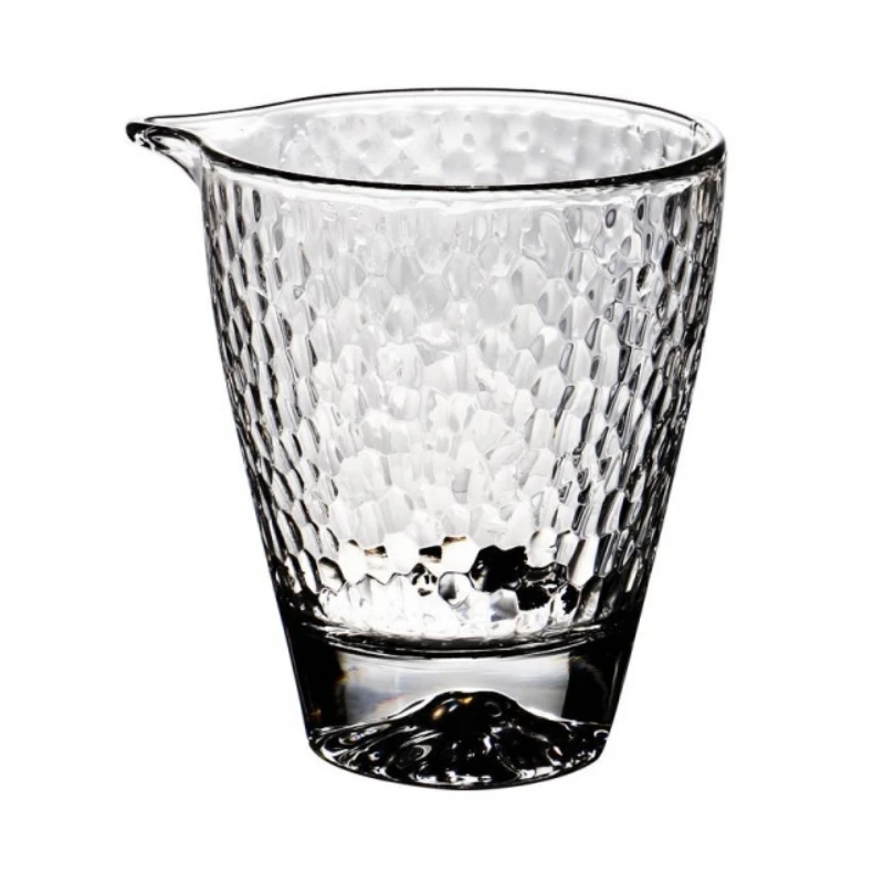 DD-G1330-锤纹玻璃公道杯FBBL