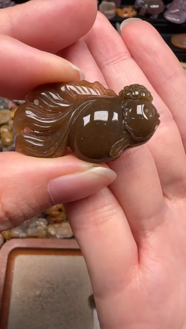 硅化珊瑚（珊瑚玉）未镶嵌颈饰824