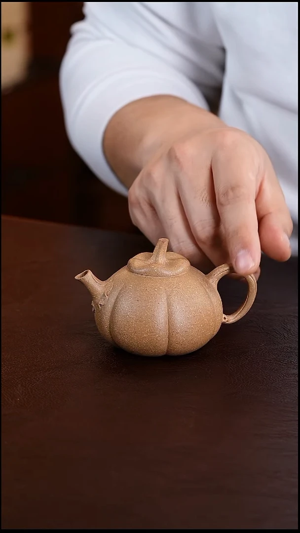 茶壶紫砂老段泥鸣远南瓜壶