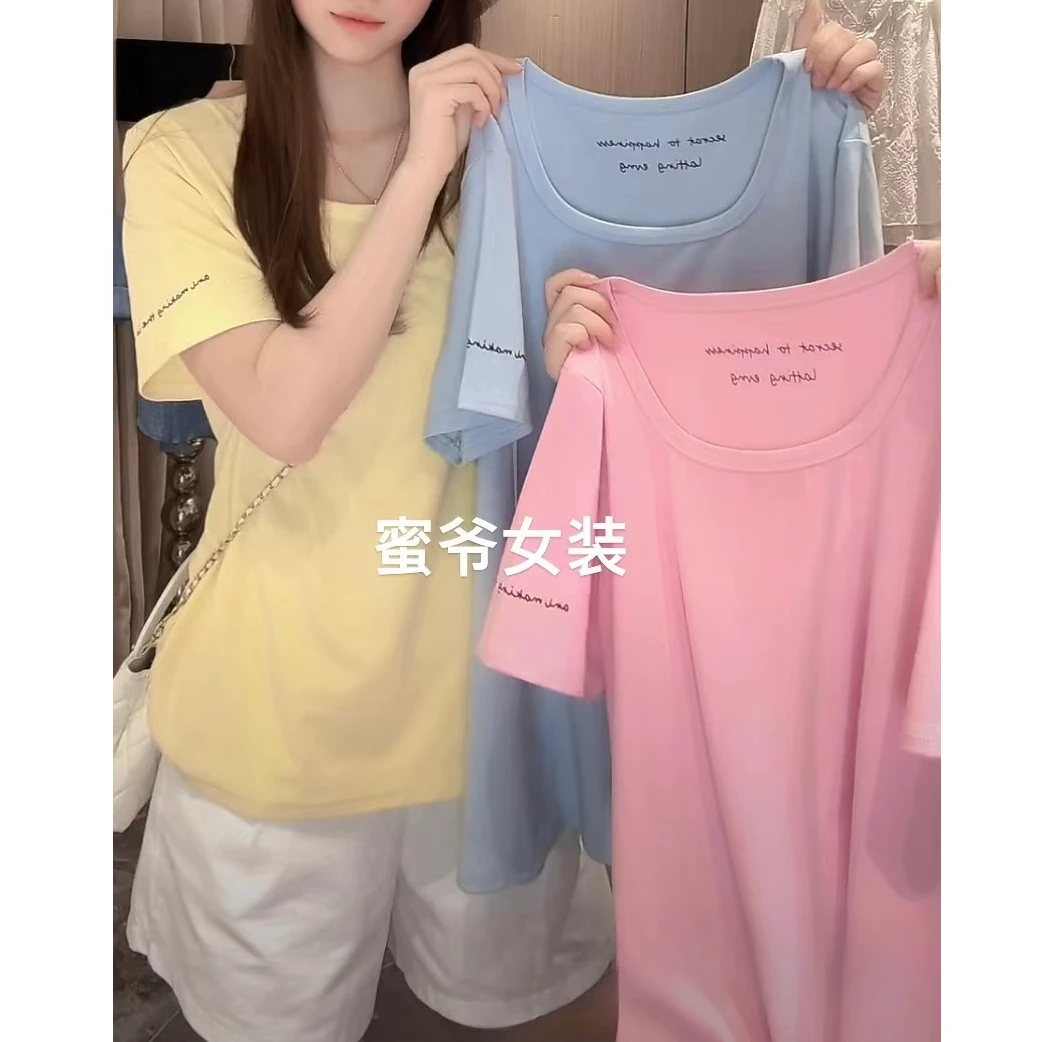 【蜜爷家】ins风字母T恤1190#