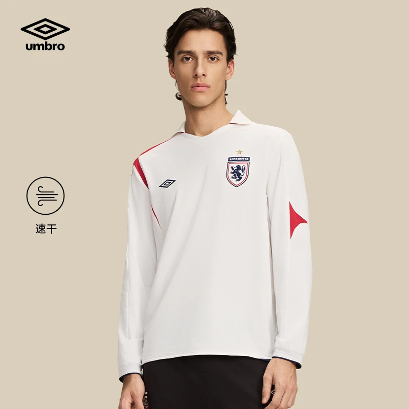 Umbro 茵宝 06年世界杯英格兰复刻球衣运动长T球员版 U2125350318