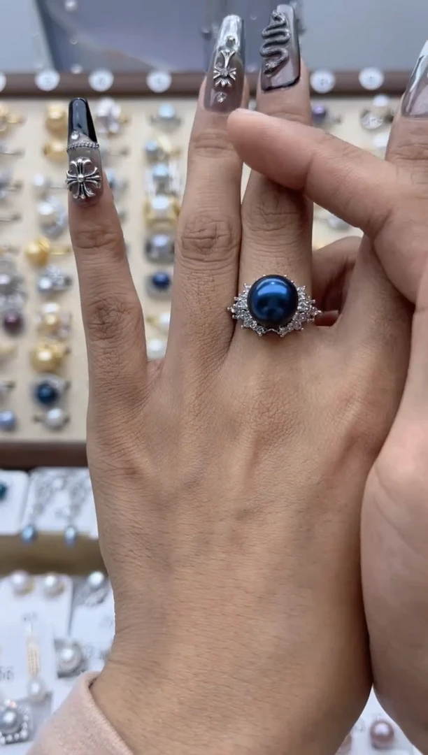 【闪购商品】淡水珍珠戒指合金85