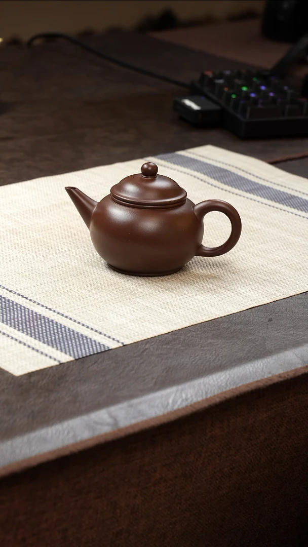 茶壶紫砂 14 水平 紫泥 160cc