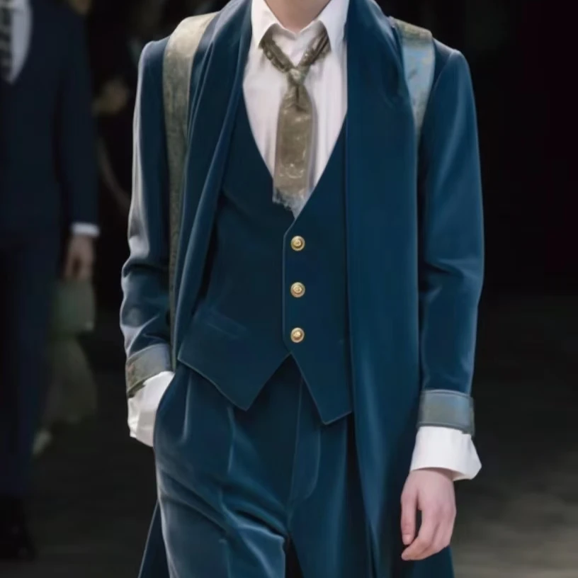 -32-（两侧拉链）潮流新款针织毛衣-MD059