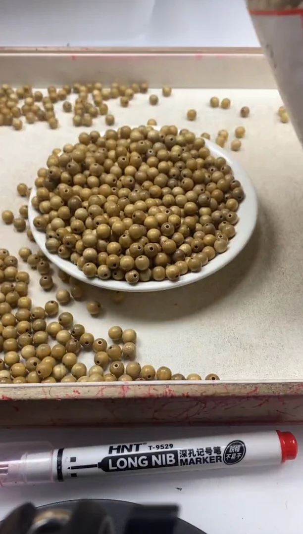 【闪购商品】檀香木散珠w753奶香木6mm*100颗