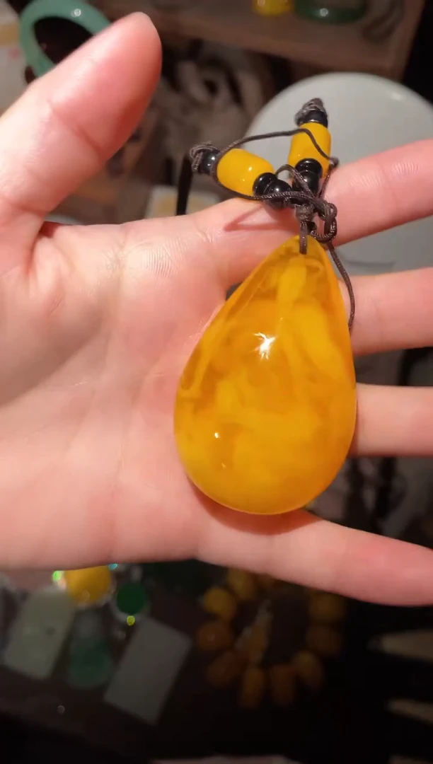 未镶嵌颈饰蜜蜡永玉阁精品专属摆件