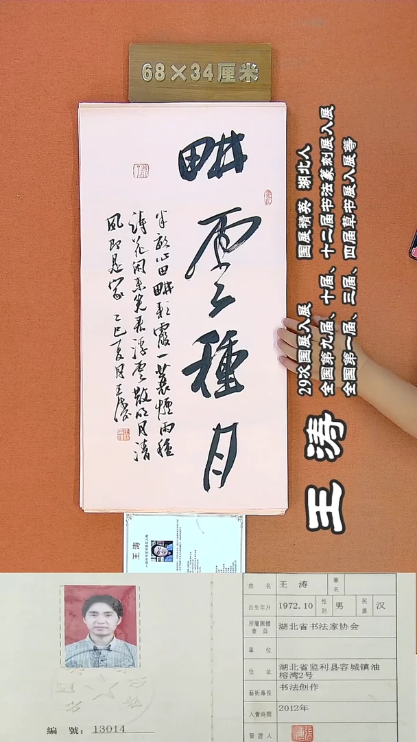 书法22R王涛书法作品