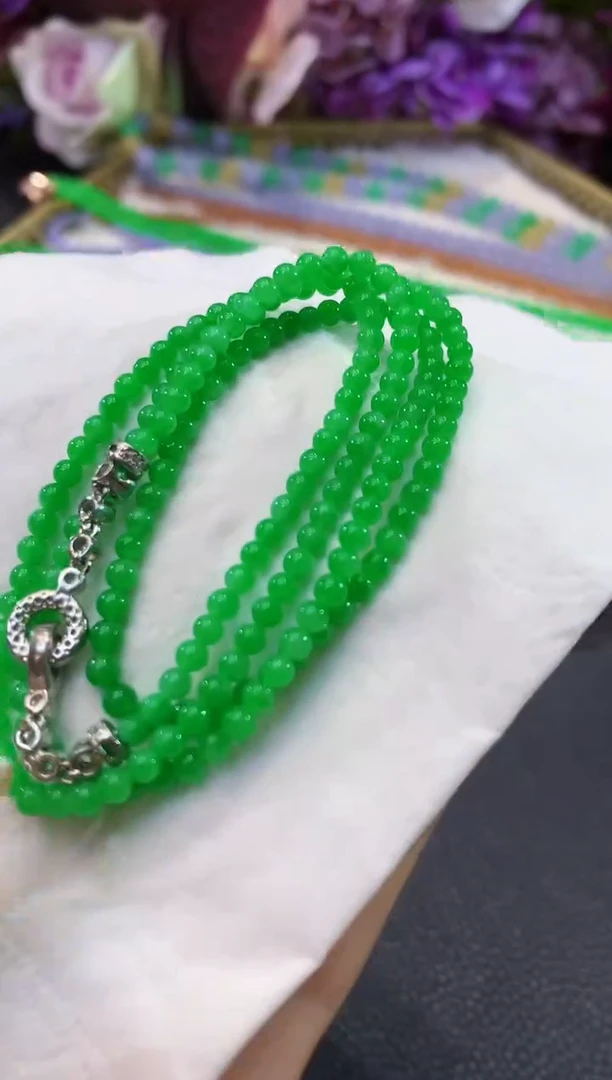 未镶嵌手串翡翠D110