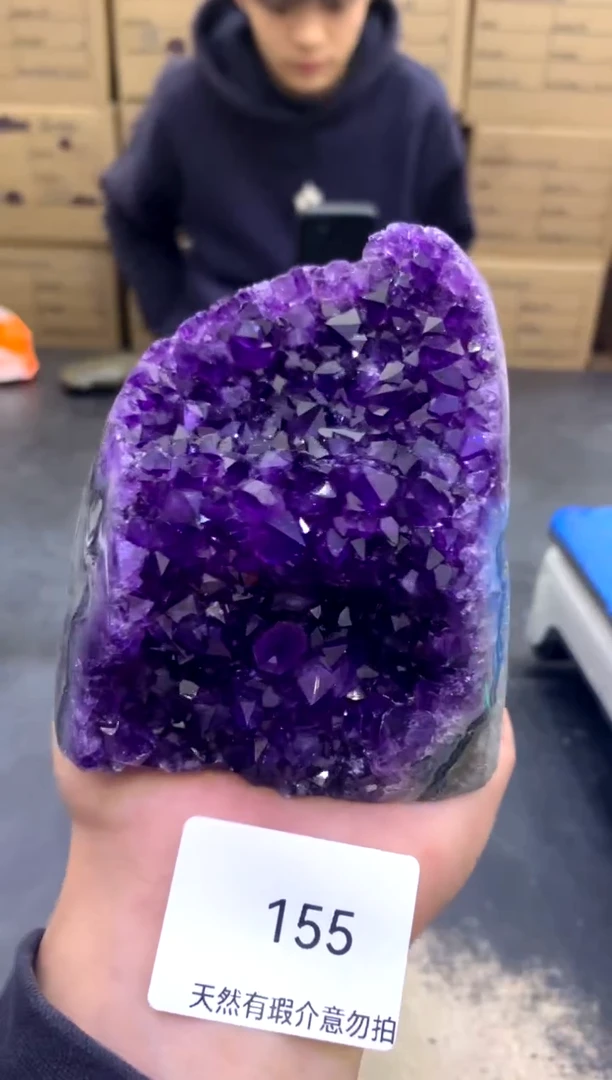 【闪购商品】水晶摆件未镶嵌天然高品质紫晶155