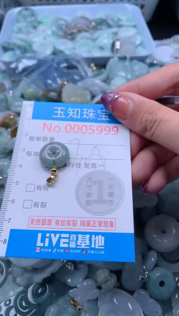 翡翠未镶嵌吊坠(不含链)5999