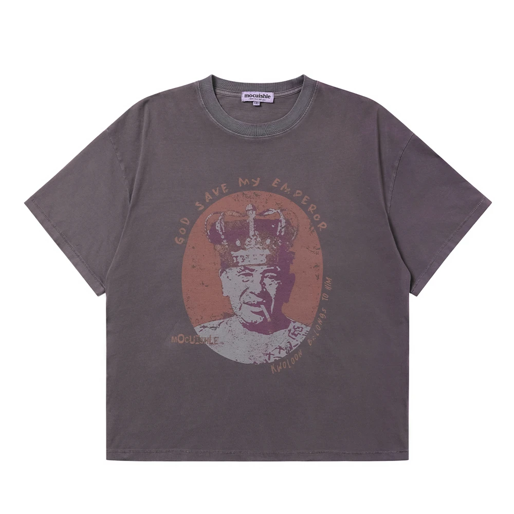 mocuishle（MCSL）「命运是你家」短袖T恤EmperorTee男休闲装