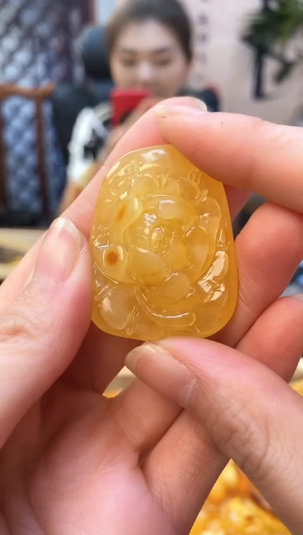 裸石琥珀未镶嵌天然琥珀蜜蜡