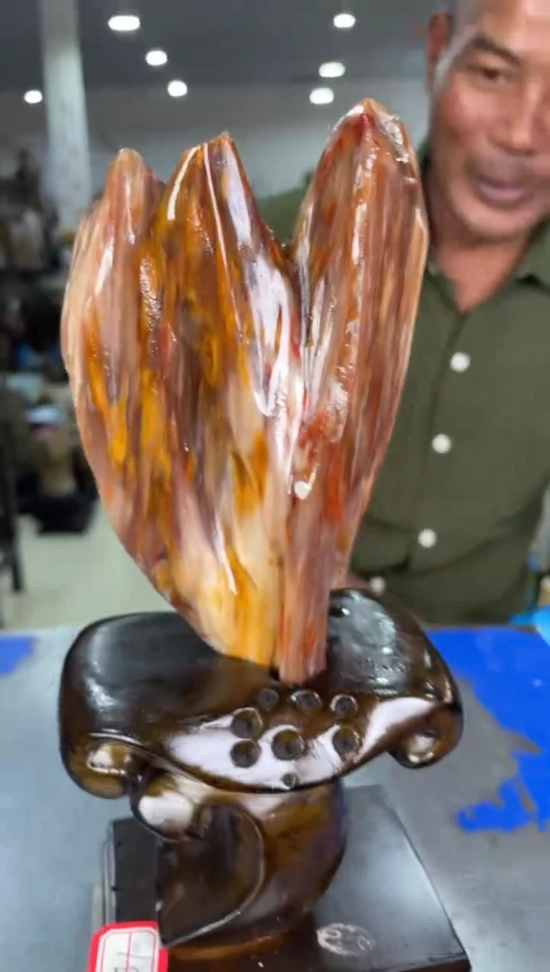 【闪购商品】硅化玉摆件未镶嵌35