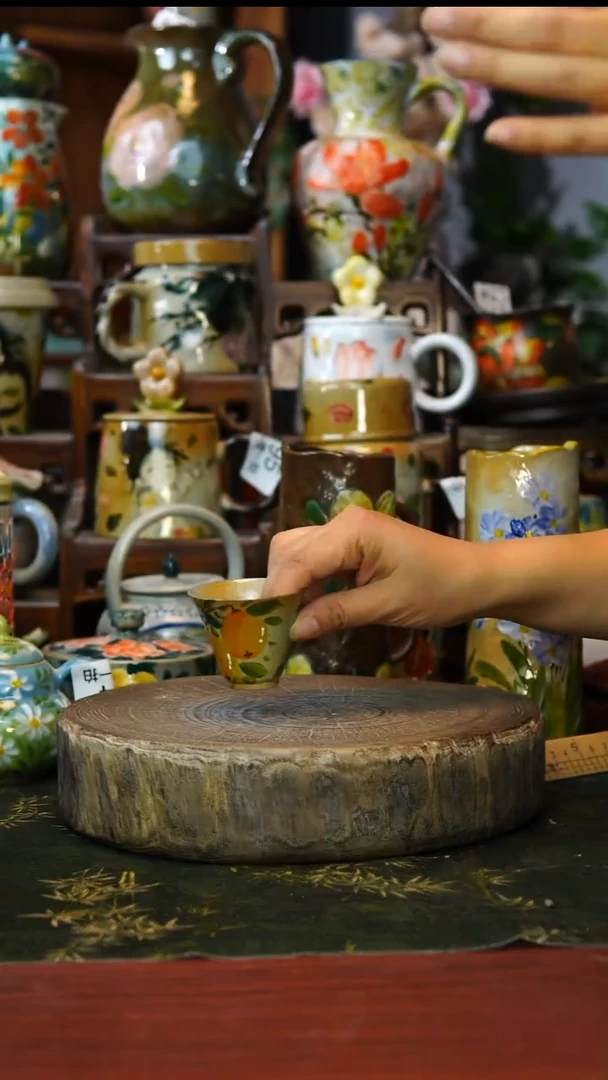 陶瓷140号景德镇手工手绘釉下彩陶瓷