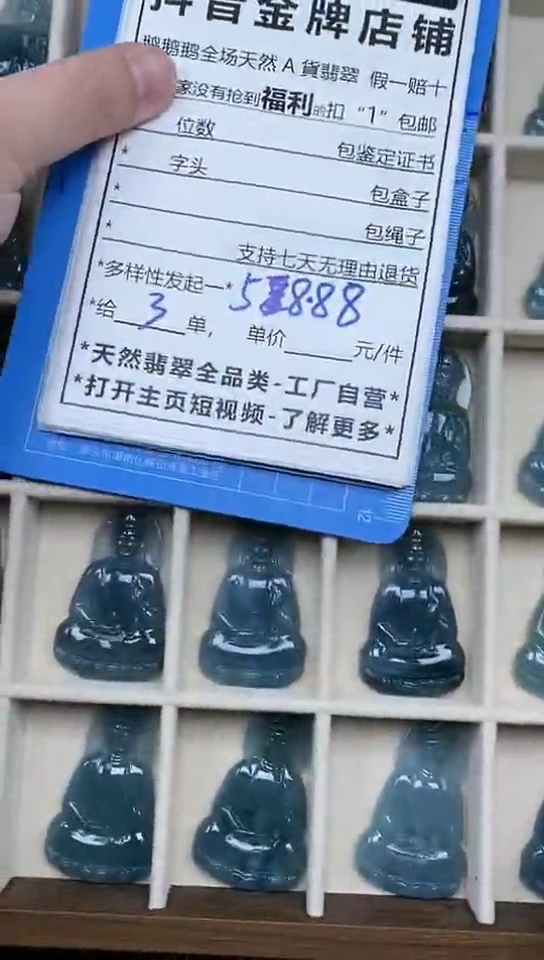 【闪购商品】翡翠颈饰未镶嵌多样性发其一