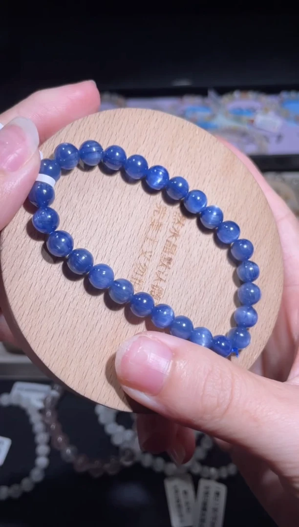 水晶手链未镶嵌用****7287号多样性发一R 7+蓝晶石