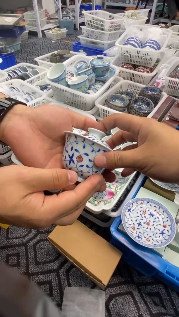 陶瓷景德陶瓷茶具容量约120