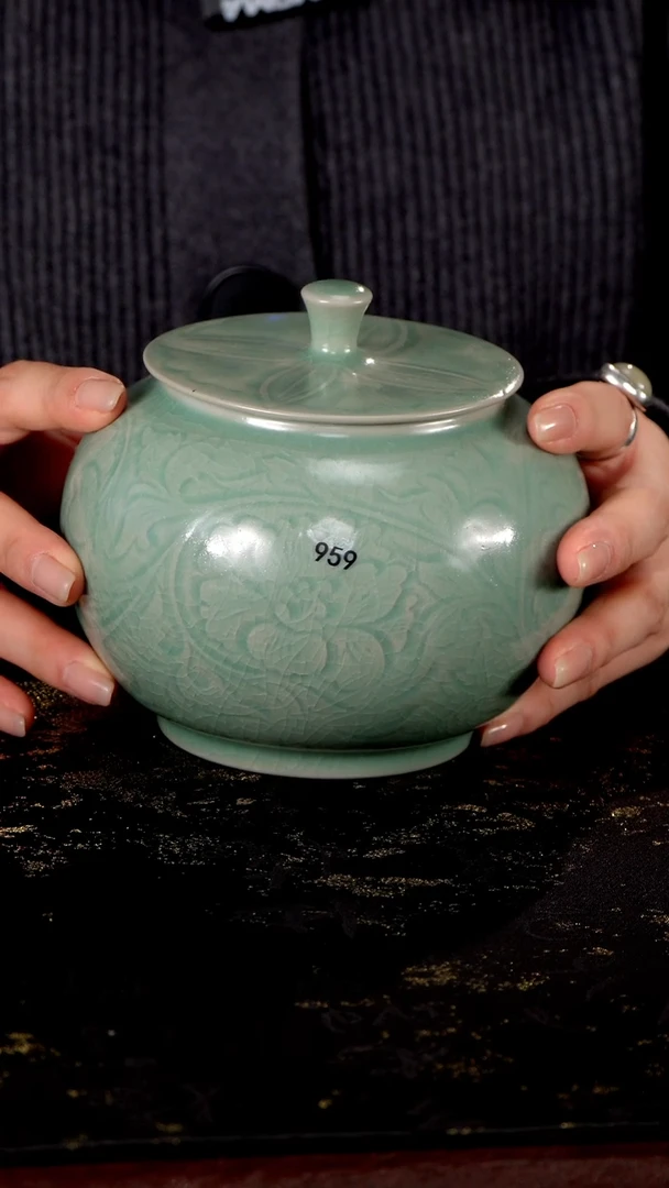杯959  雕刻茶叶罐 简装