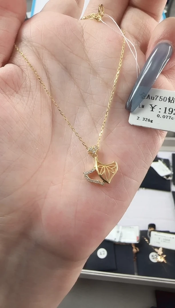 【闪购商品】钻石项链18K金镶嵌6044784590