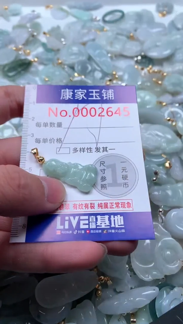 【闪购商品】翡翠吊坠(不含链)未镶嵌2645