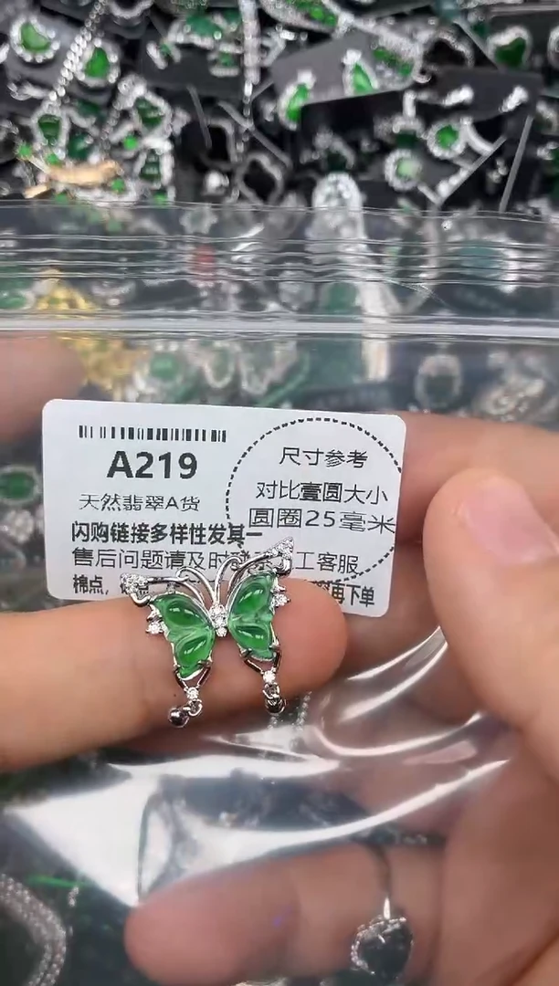 颈饰未镶嵌翡翠A219吊坠