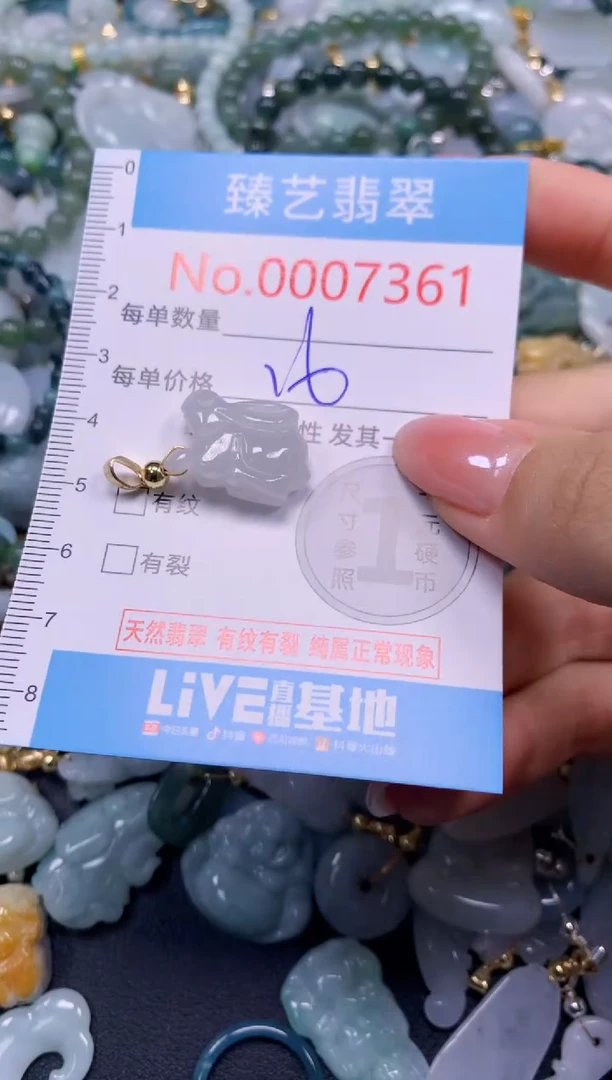 颈饰未镶嵌翡翠7361
