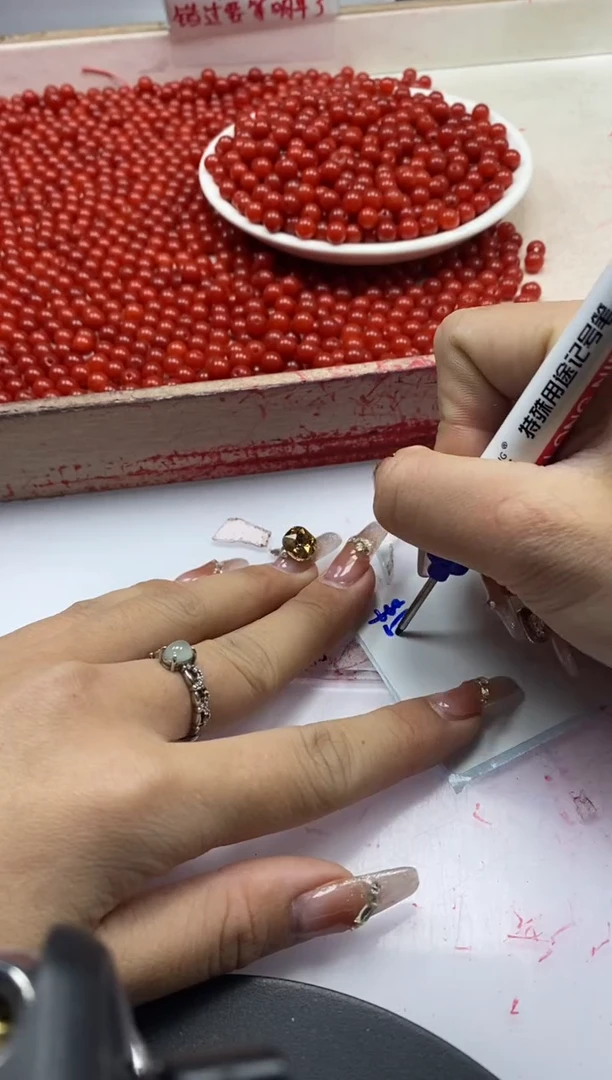 【闪购商品】玛瑙/玉髓颈饰未镶嵌W2284满肉*南红6mm*30颗