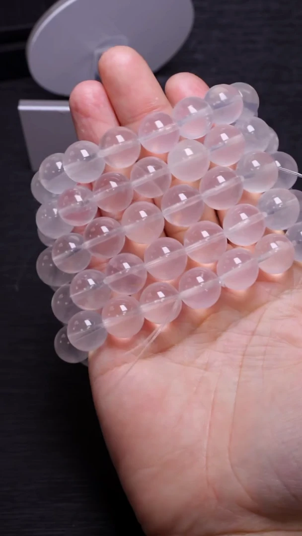 【闪购商品】水晶单圈未镶嵌Q008奶白晶单圈13mm