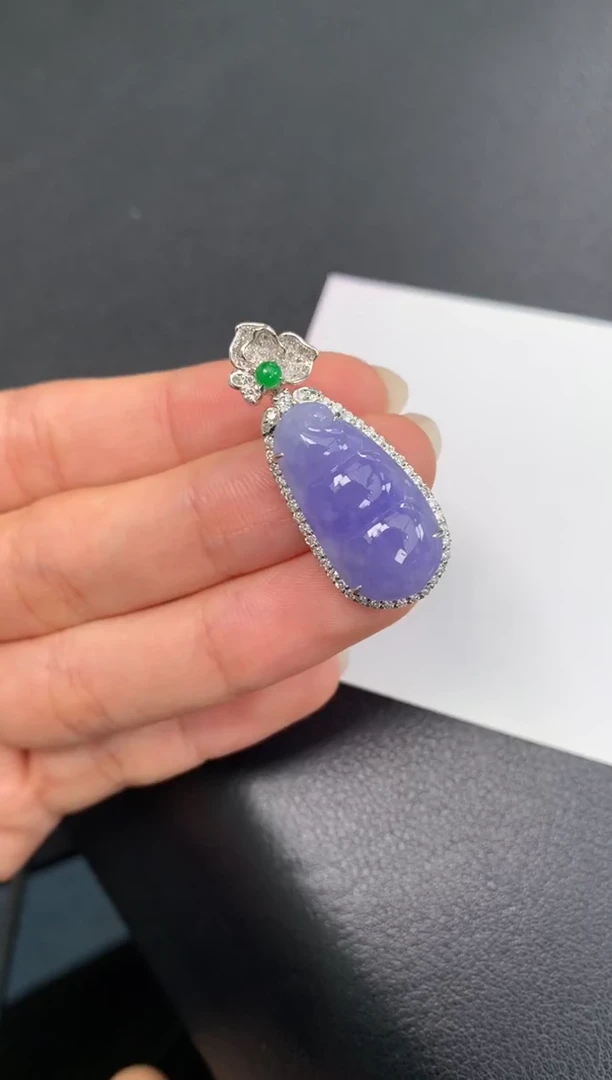 18K金镶嵌定制翡翠48小时鉴赏期 退货不扣服务费