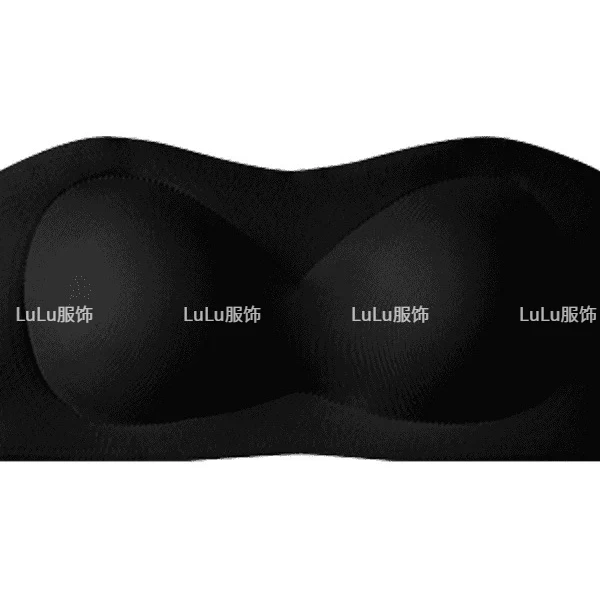 璐璐定制--无肩带隐形内衣纯欲聚拢防滑收副乳薄款一片式胸罩背心