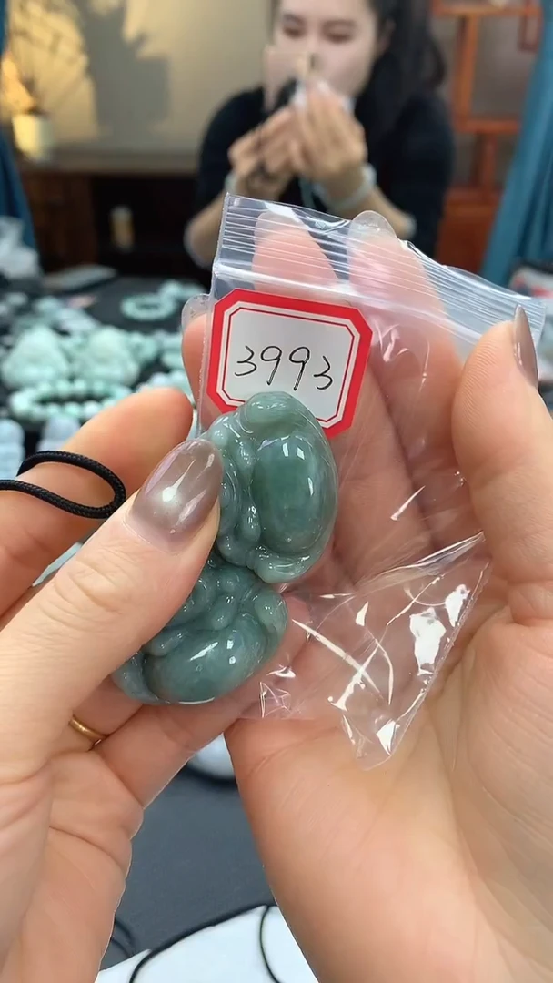 颈饰未镶嵌翡翠佛公3993 多样性发一件