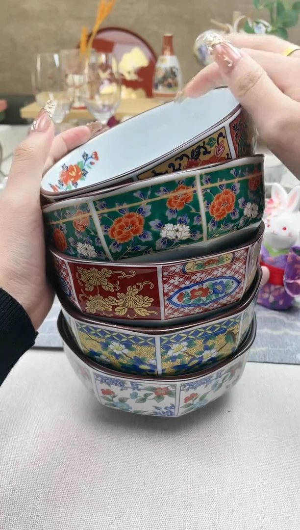 【闪购商品】摆件/盘子/杯子八角钵5件套