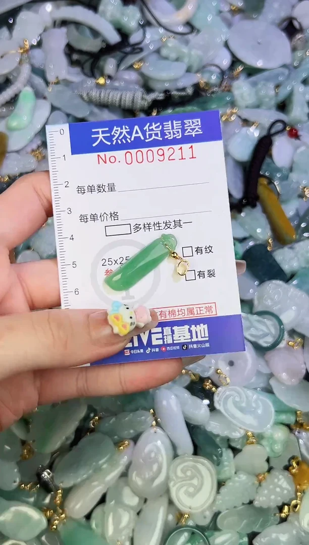 【闪购商品】翡翠颈饰未镶嵌天然翡翠A货