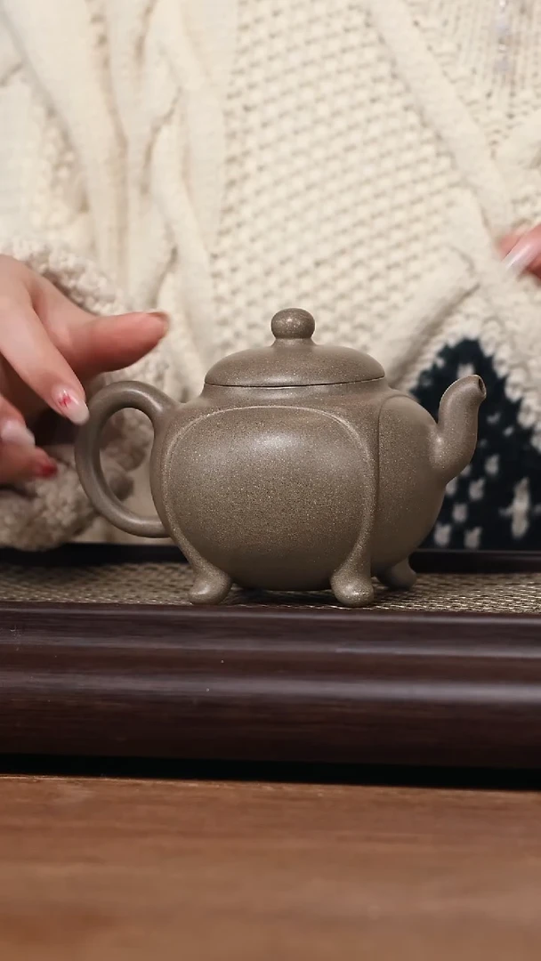 【闪购商品】紫砂茶壶陈小平 鼎盛四方青段 内推330cc